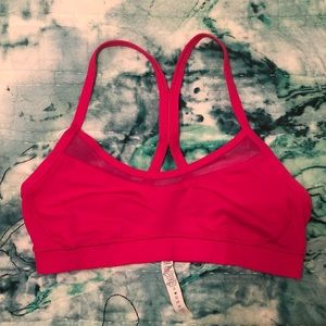 Lululemon sports bra with mesh - hot pink - 8